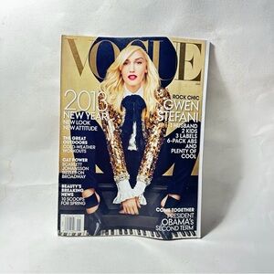 Vogue January 2013 Vintage Magazine Gwen Stefani YSL Slimane Leibovitz 130 Pg